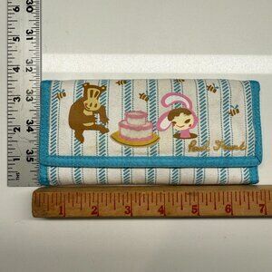 Vintage Y2K Paul Frank Worry Bear and Bunny Girl Picnic Wallet